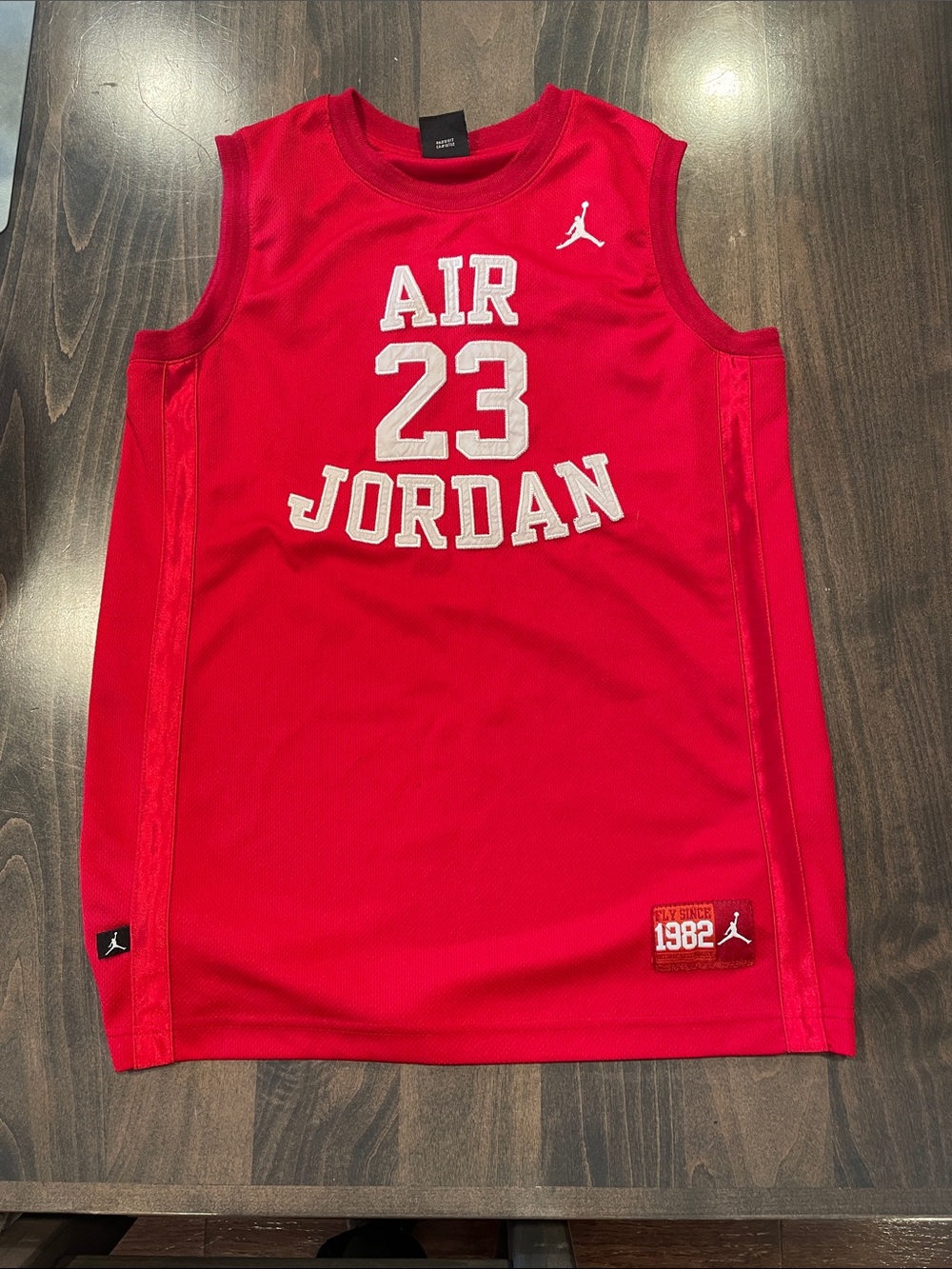 Jordan Red AIR 23 Kids Basketball Jersey Tank
